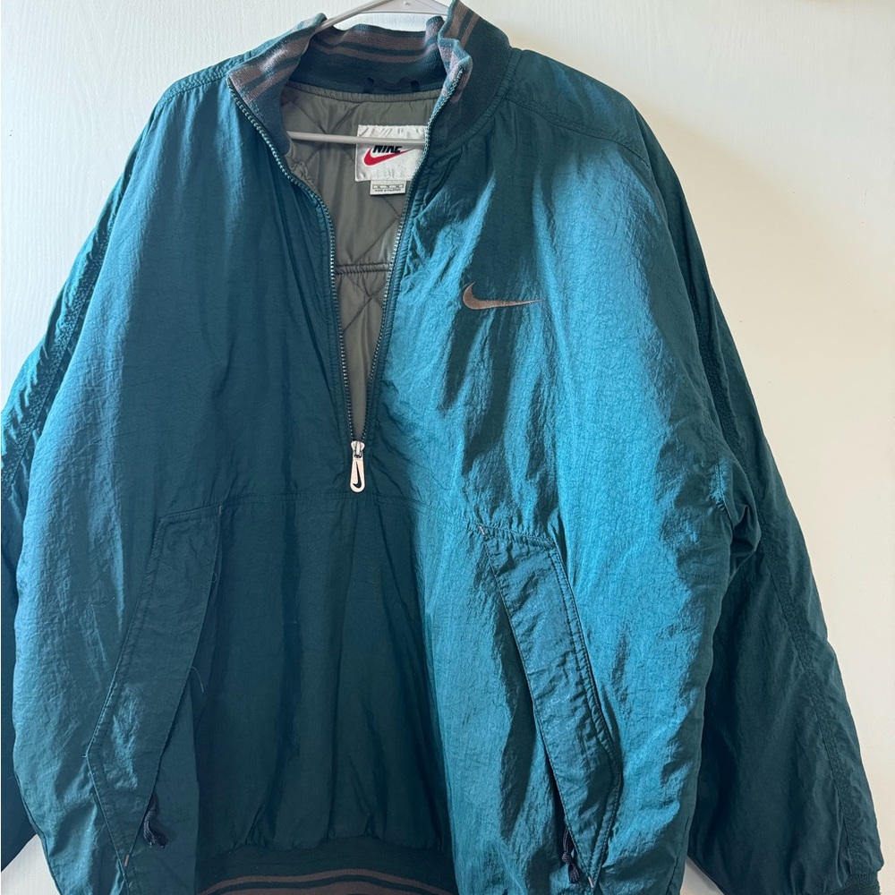 Nike Green Windbreaker Jacket